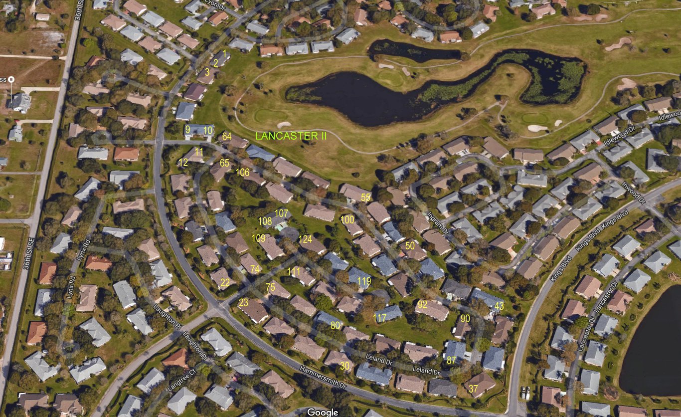 Aerial photo of Lancaster II