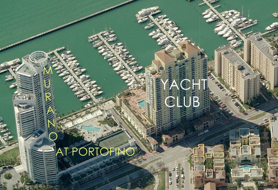 Aerial photo of Yacht Club