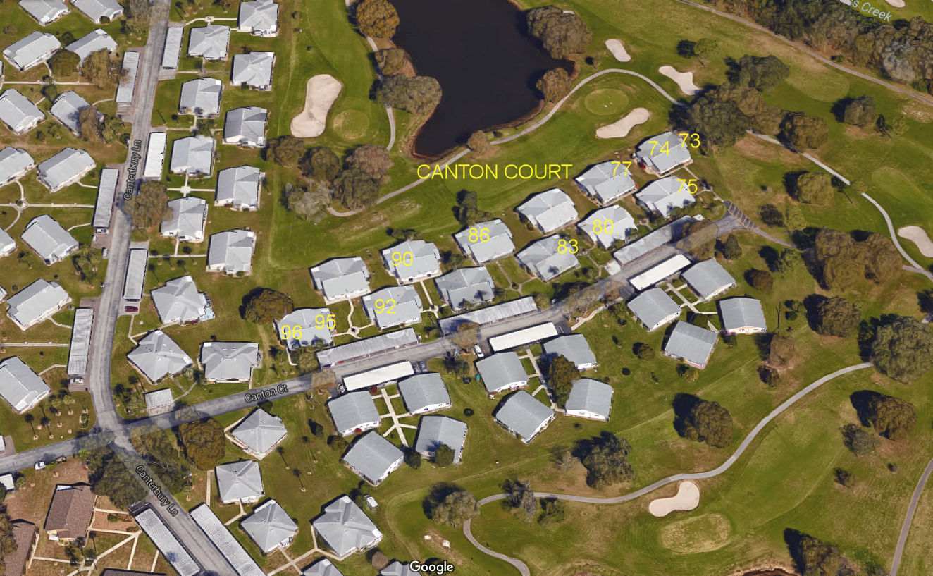 Aerial photo of Canton Court