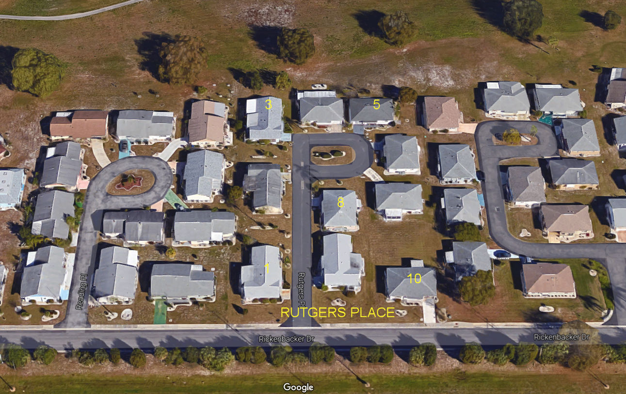 Aerial photo of Rutgers Place