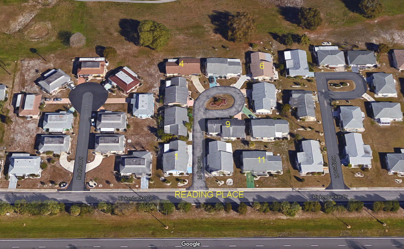 Aerial photo of Reading Place