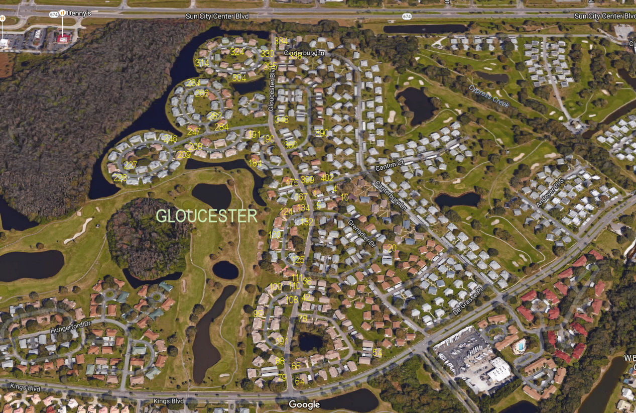 Aerial photo of Gloucester