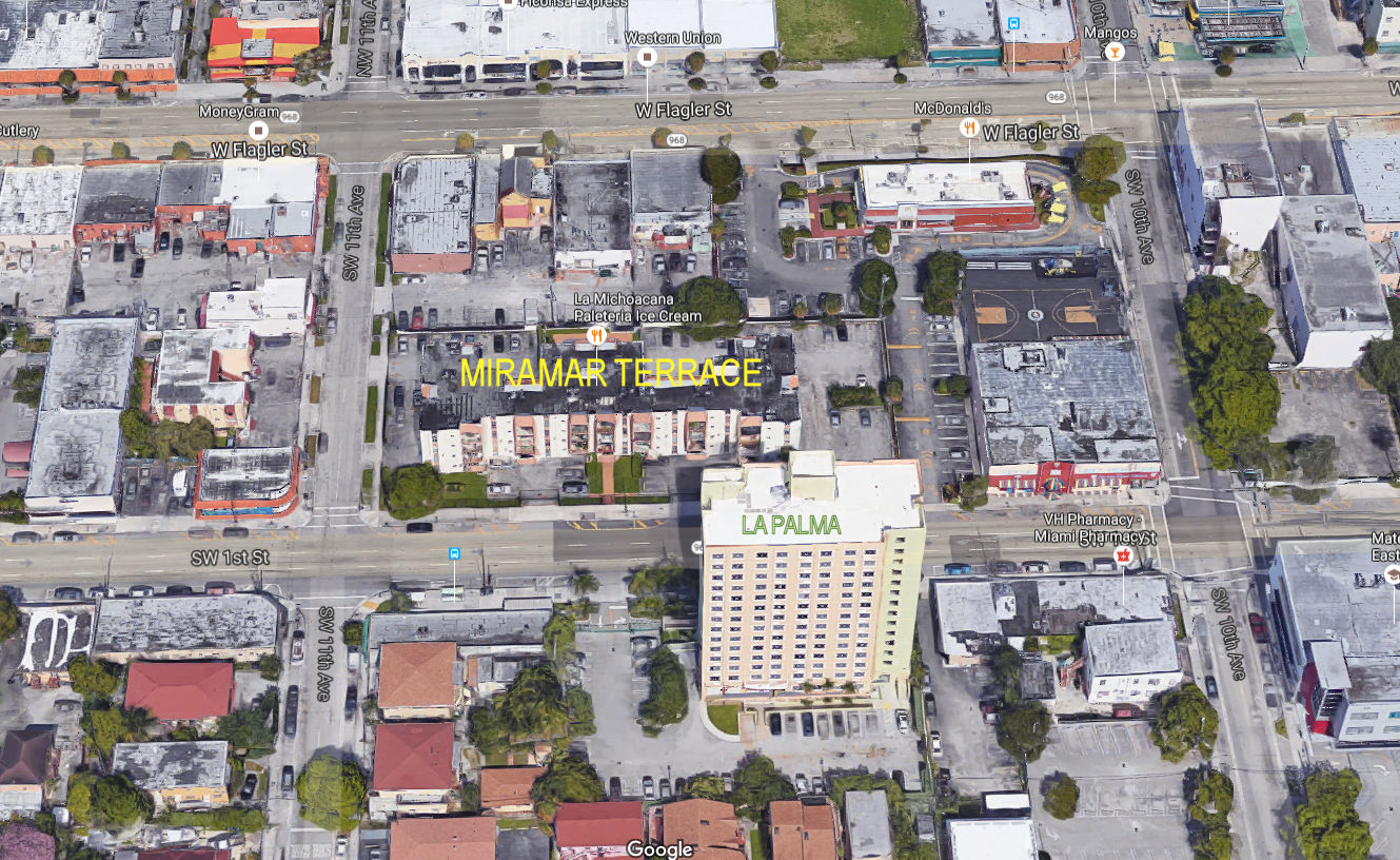 Aerial photo of Miramar Terrace I & II