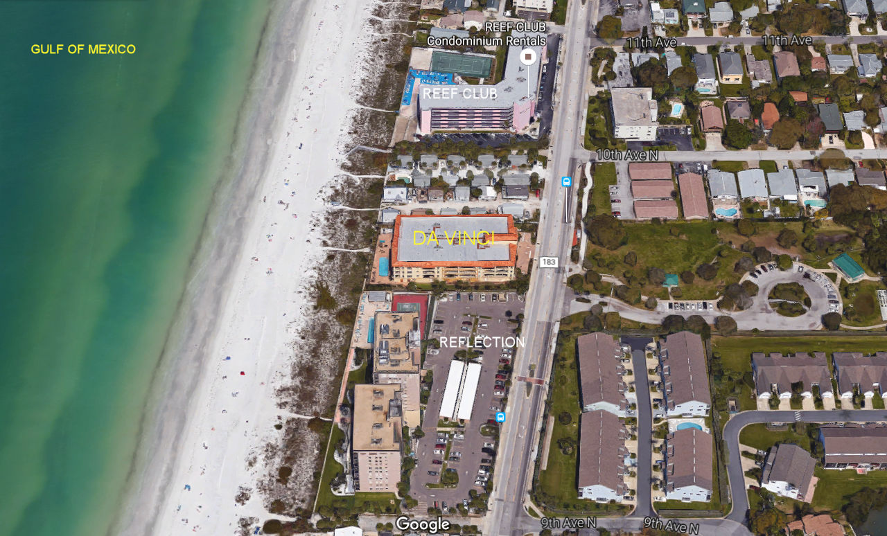 Aerial photo of Da Vinci