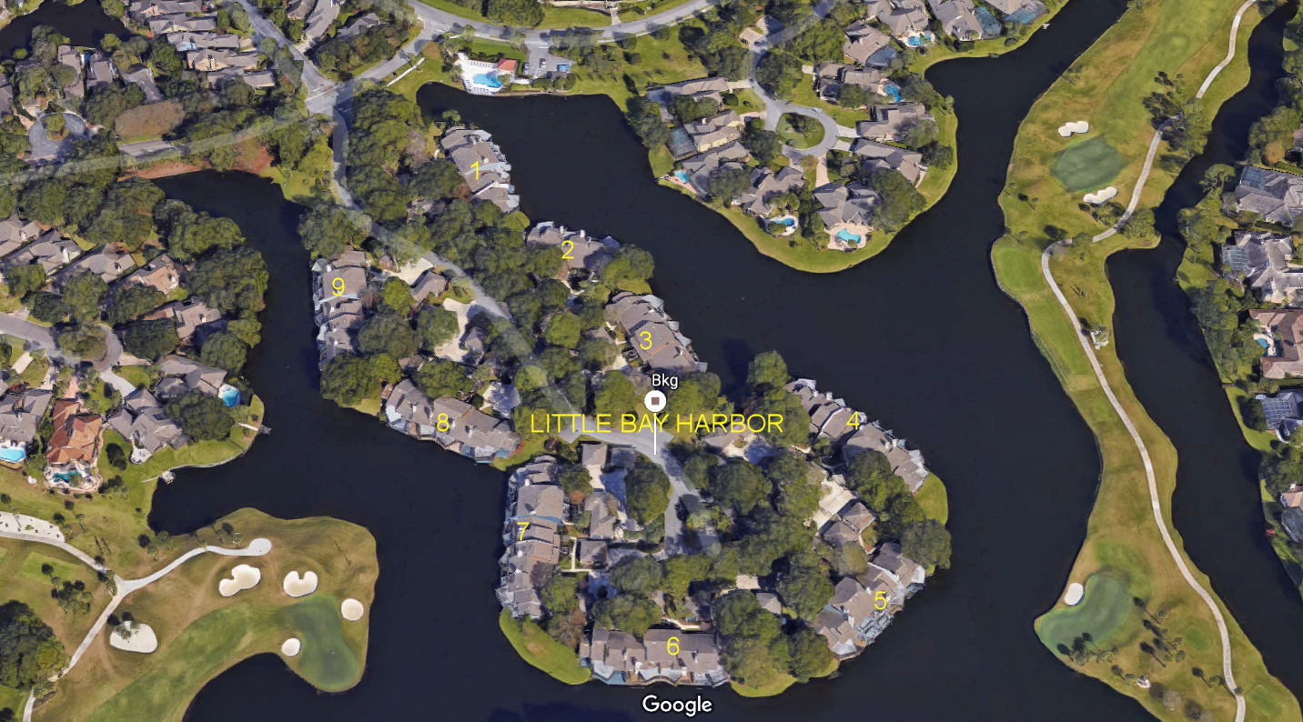 Aerial photo of Little Bay Harbor