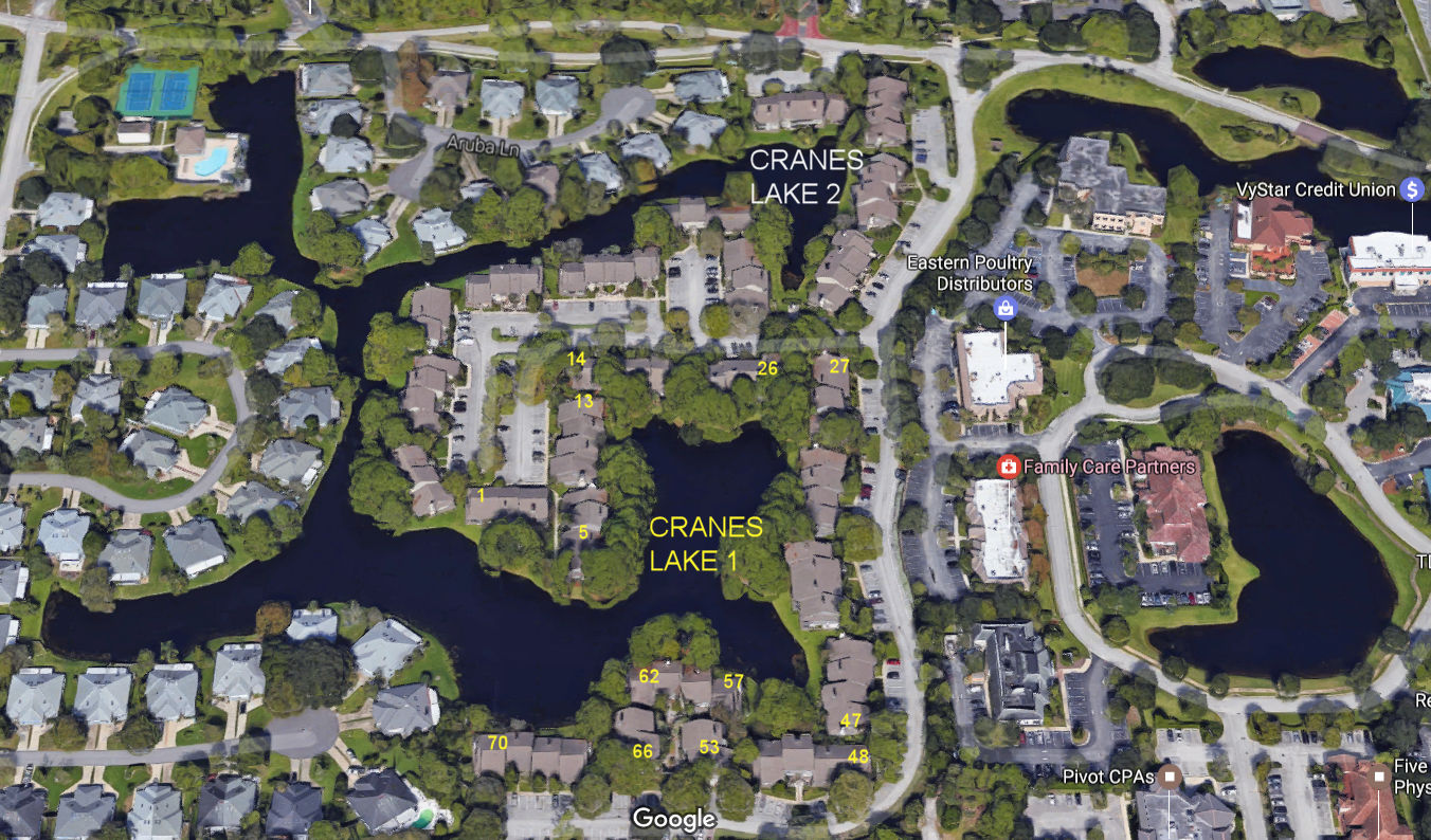 Aerial photo of Cranes Lake 1