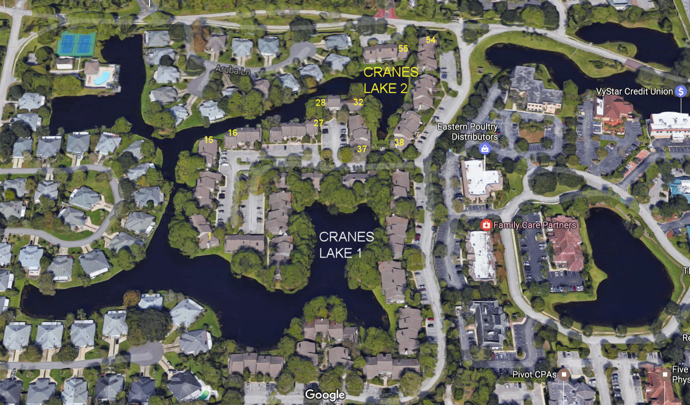 Aerial photo of Cranes Lake 2
