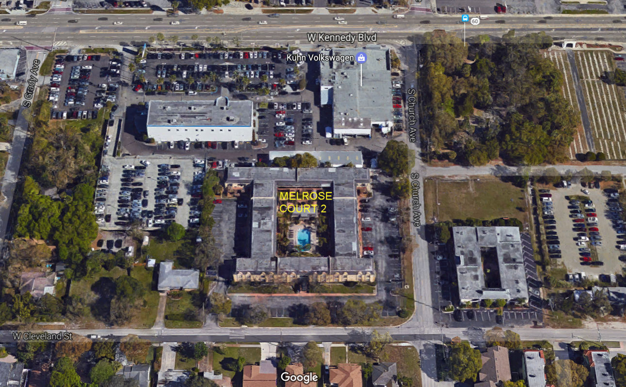 Aerial photo of Melrose Court 2