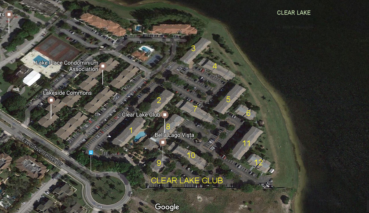 Aerial photo of Clear Lake Club