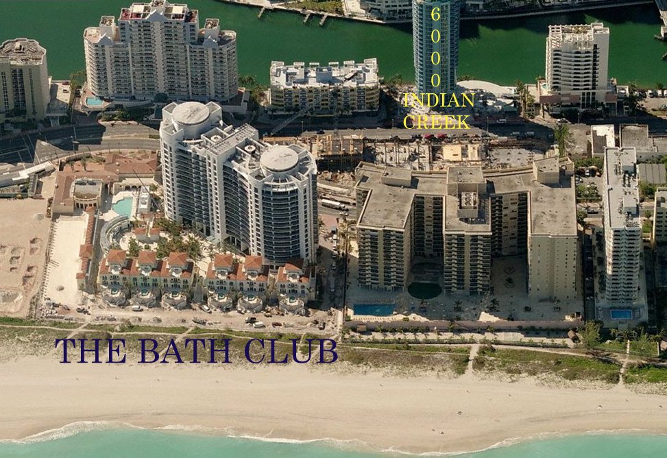 Aerial photo of Bath Club