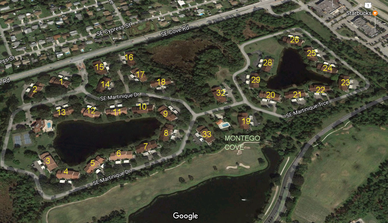 Aerial photo of Montego Cove