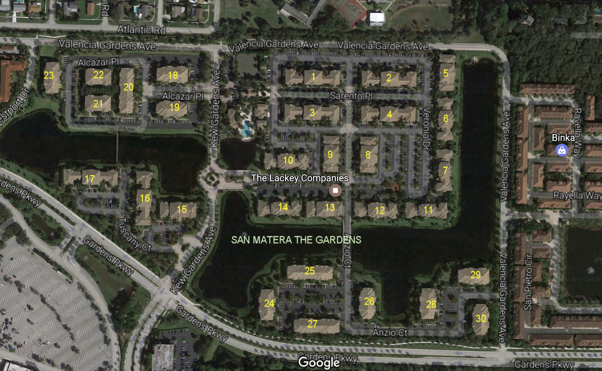 Aerial photo of San Matera the Gardens (30 blocks)