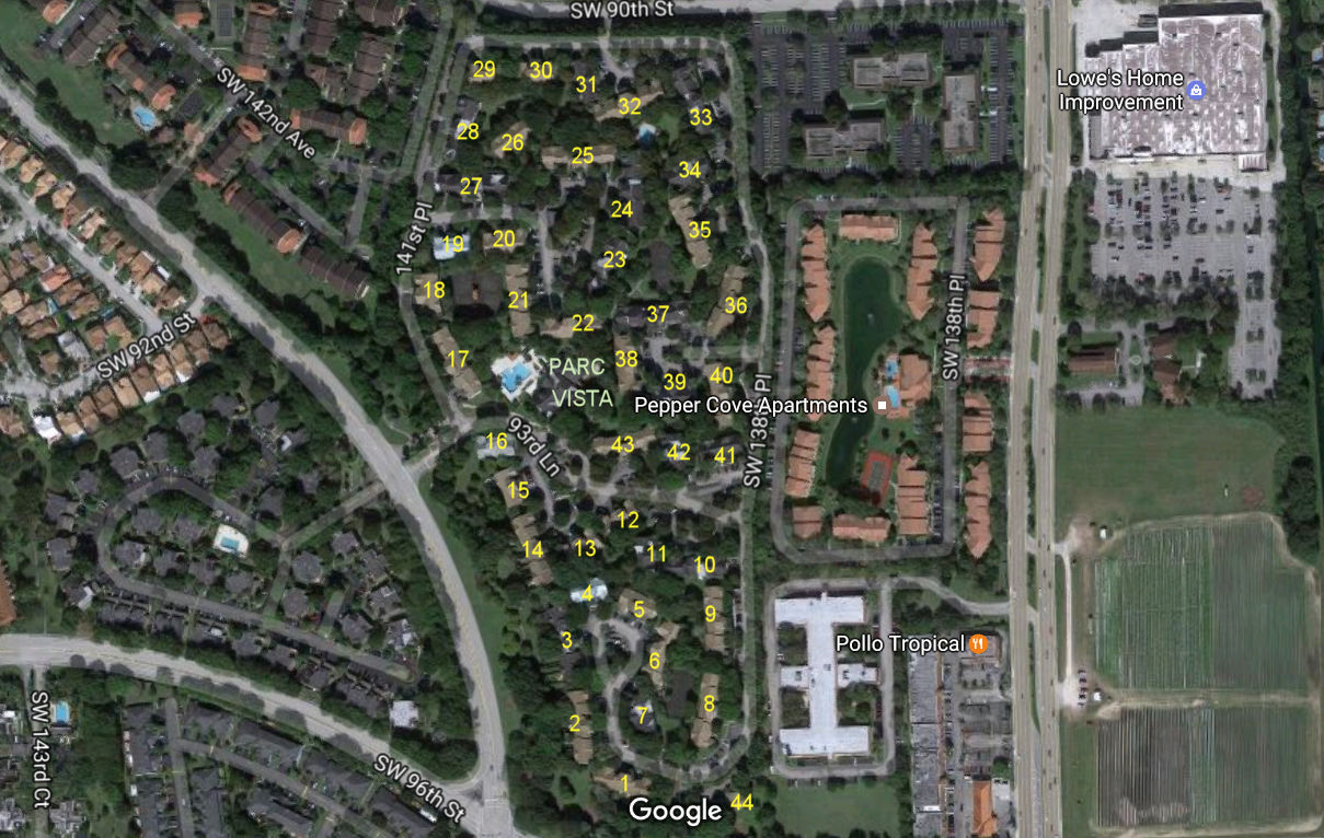 Aerial photo of Parc Vista