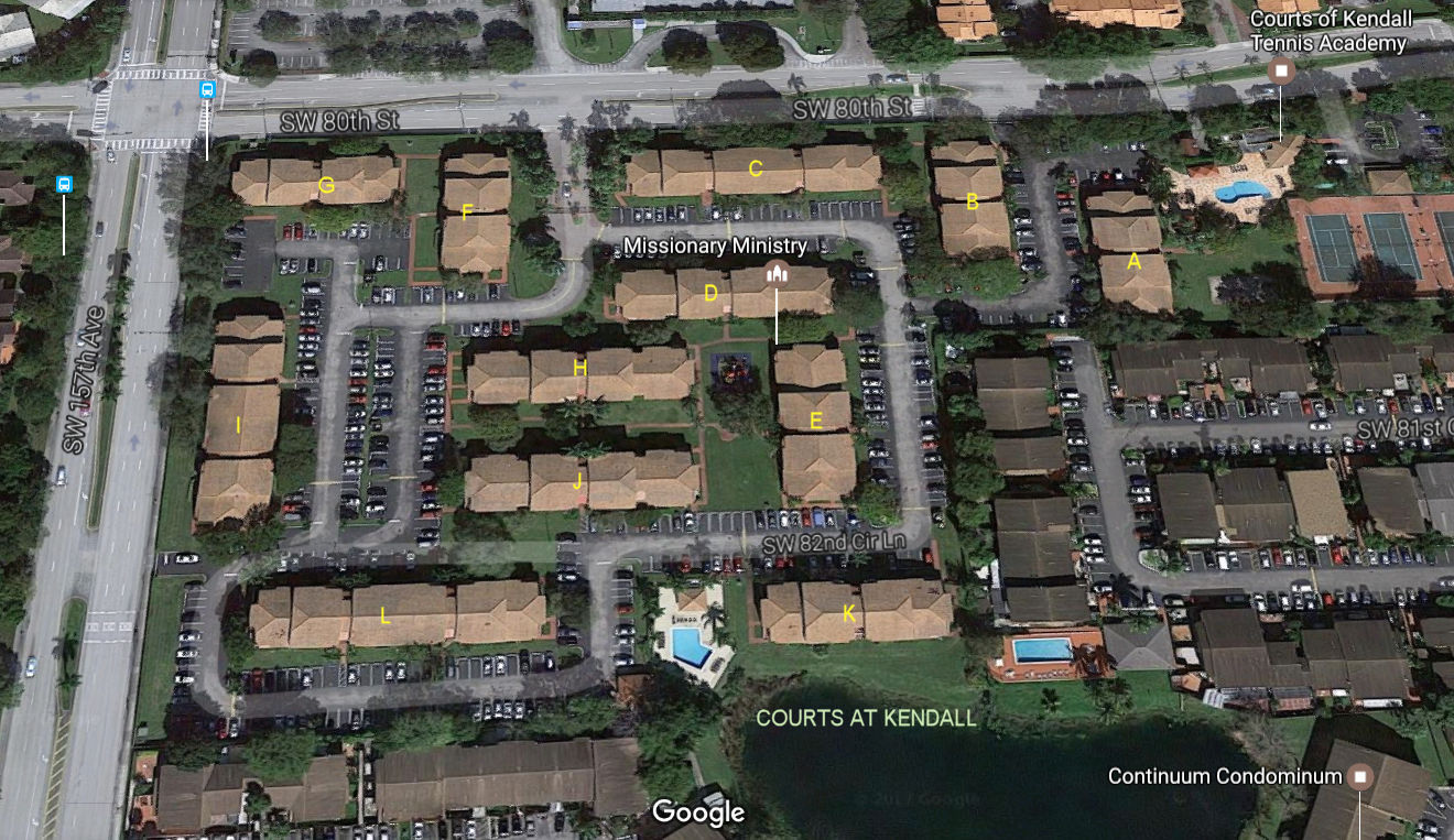 Aerial photo of Courts at Kendall