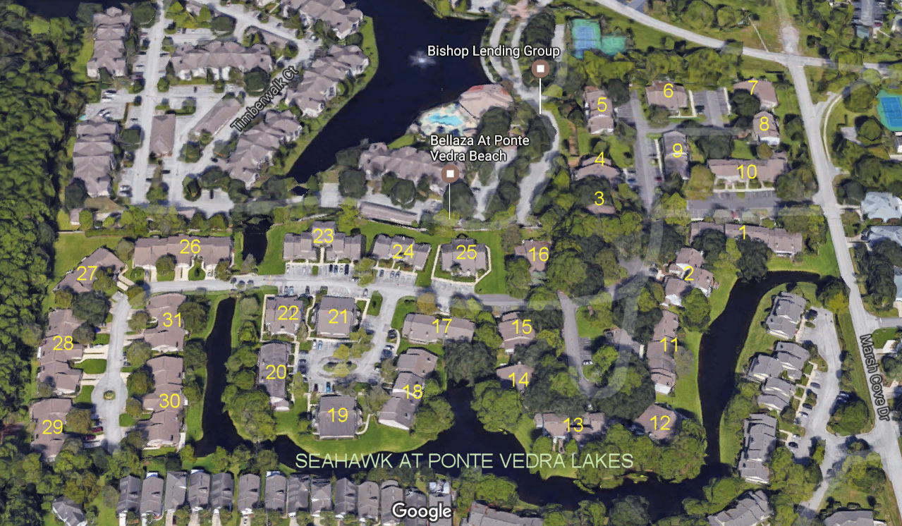 Aerial photo of Seahawk at Ponte Vedra Lakes 3