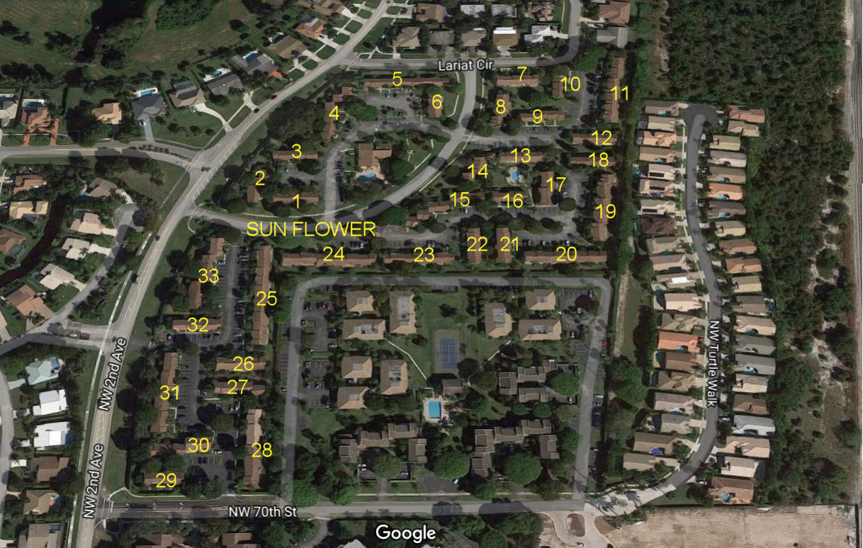 Aerial photo of Sun Flower