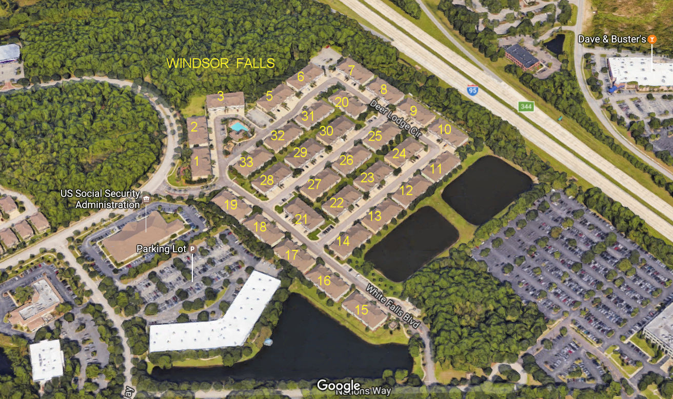 Aerial photo of Windsor Falls