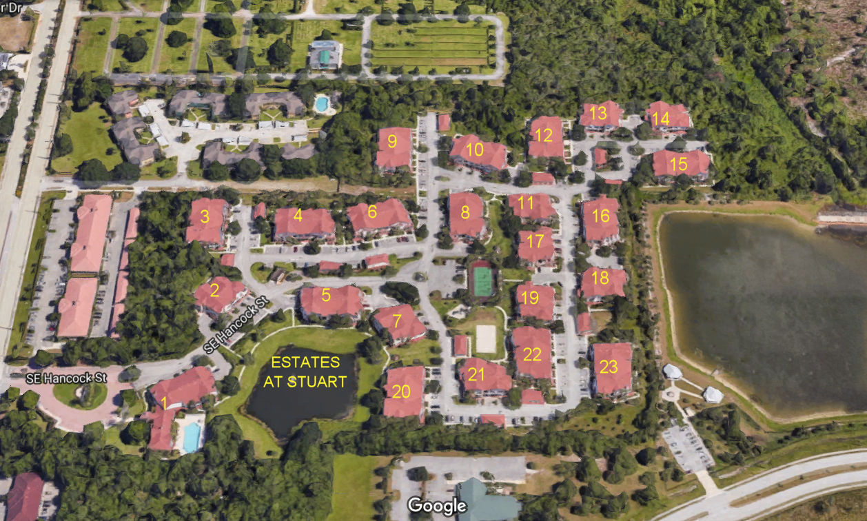 Aerial photo of Estates at Stuart