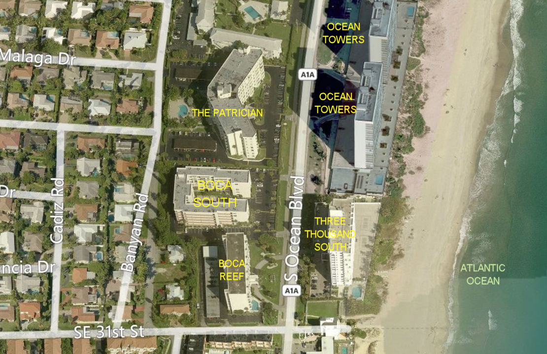 Aerial photo of Boca South