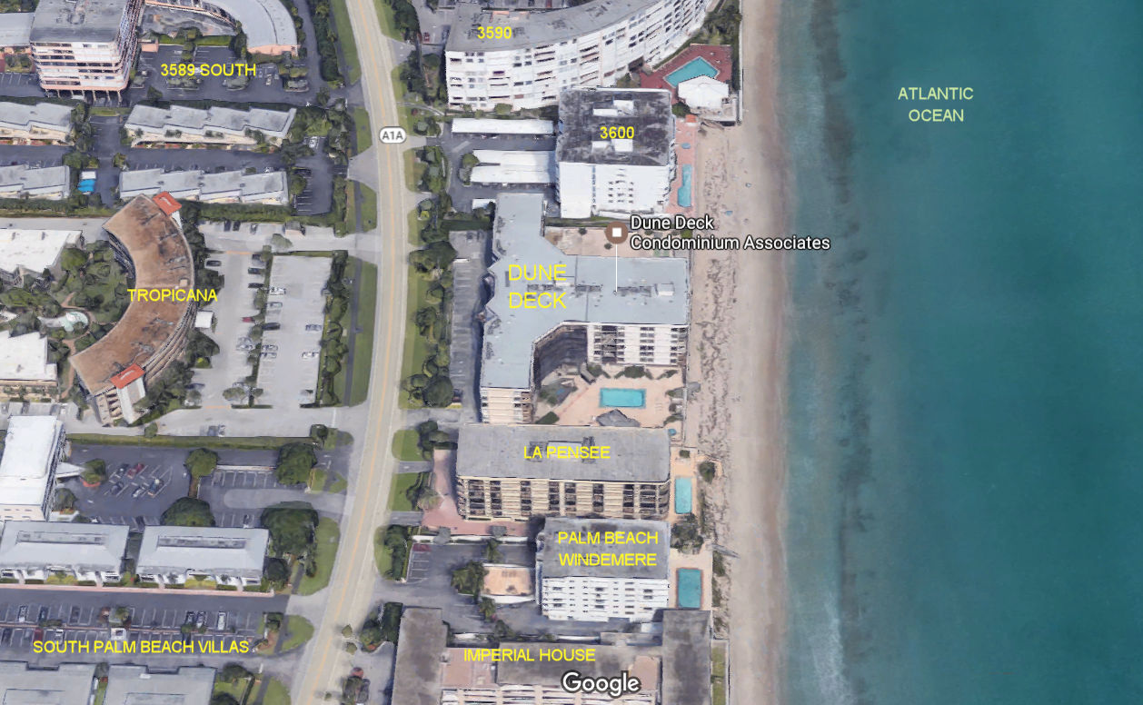 Aerial photo of Dune Deck