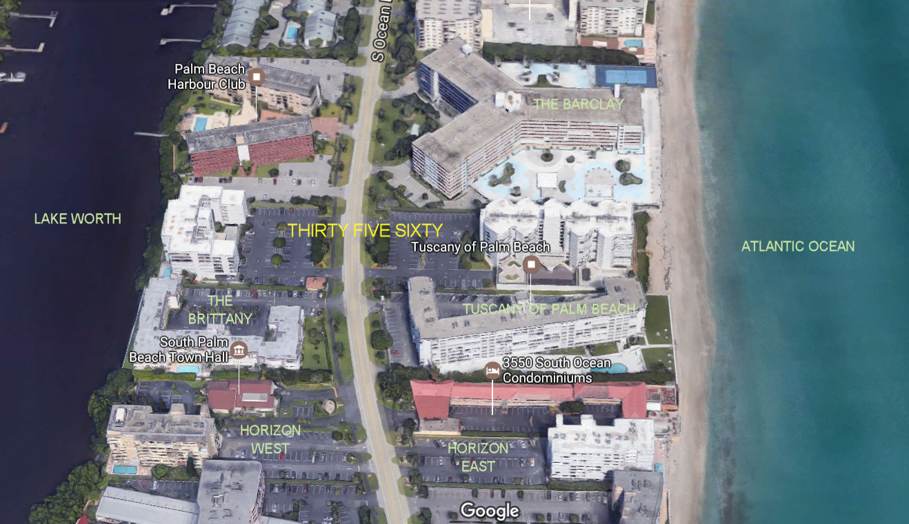 Aerial photo of Thirty Five Sixty