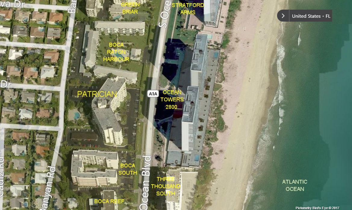 Aerial photo of Patrician Boca Raton