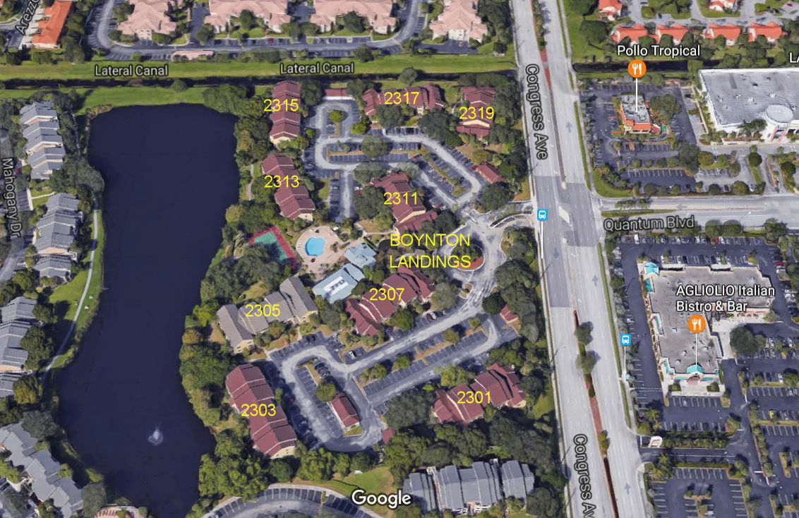 Aerial photo of Boynton Landings