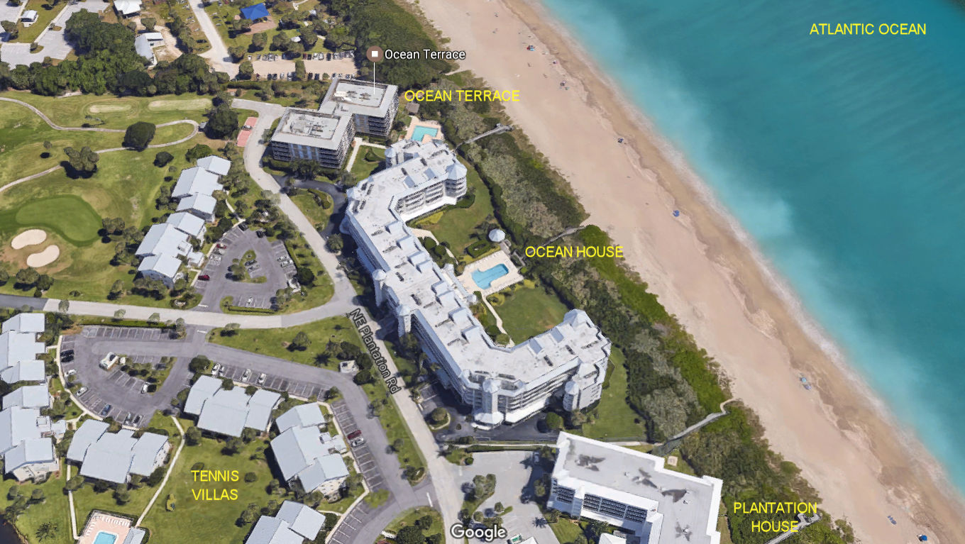 Aerial photo of Ocean House Indian River Plantation