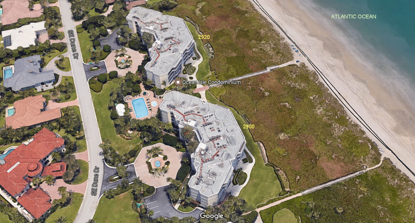 Aerial photo of Ocean Isle 2900&2920