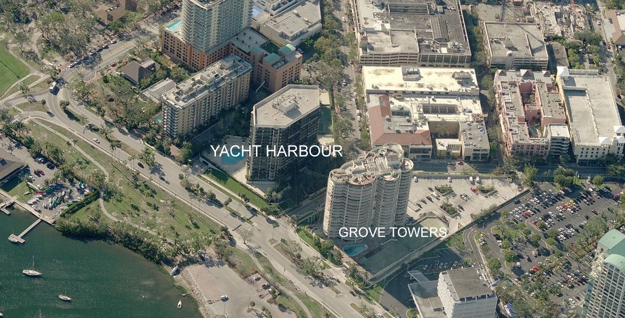 Aerial photo of Yacht Harbour