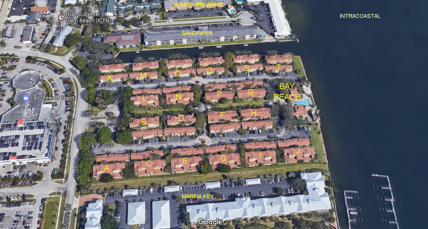 Aerial photo of Bay Reach