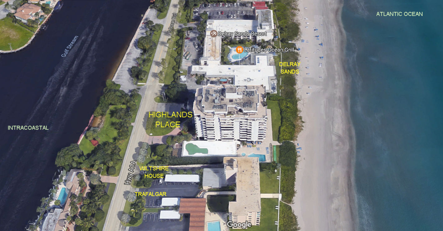 Aerial photo of Highlands Place