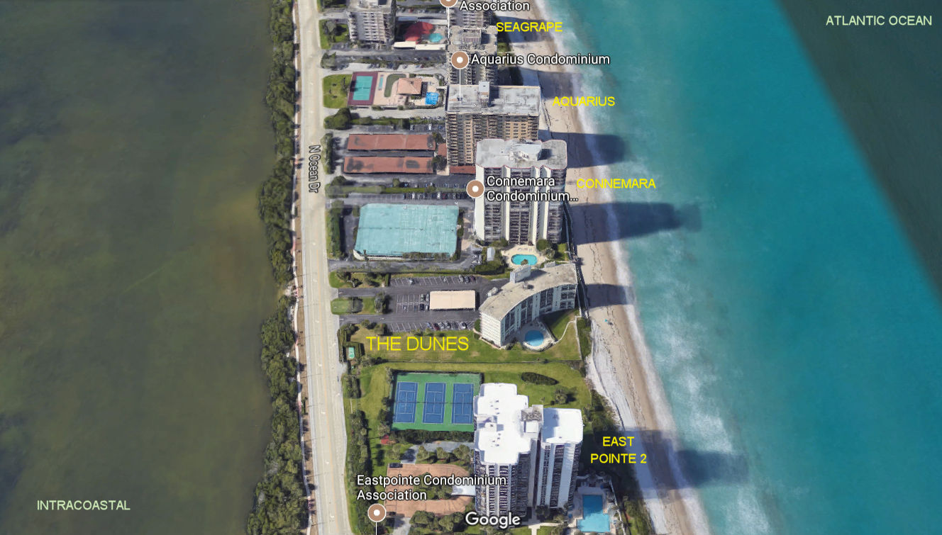 Aerial photo of Sea Dunes