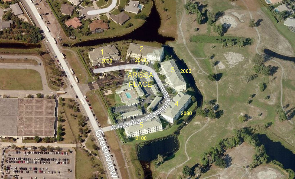 Aerial photo of Arissa Place