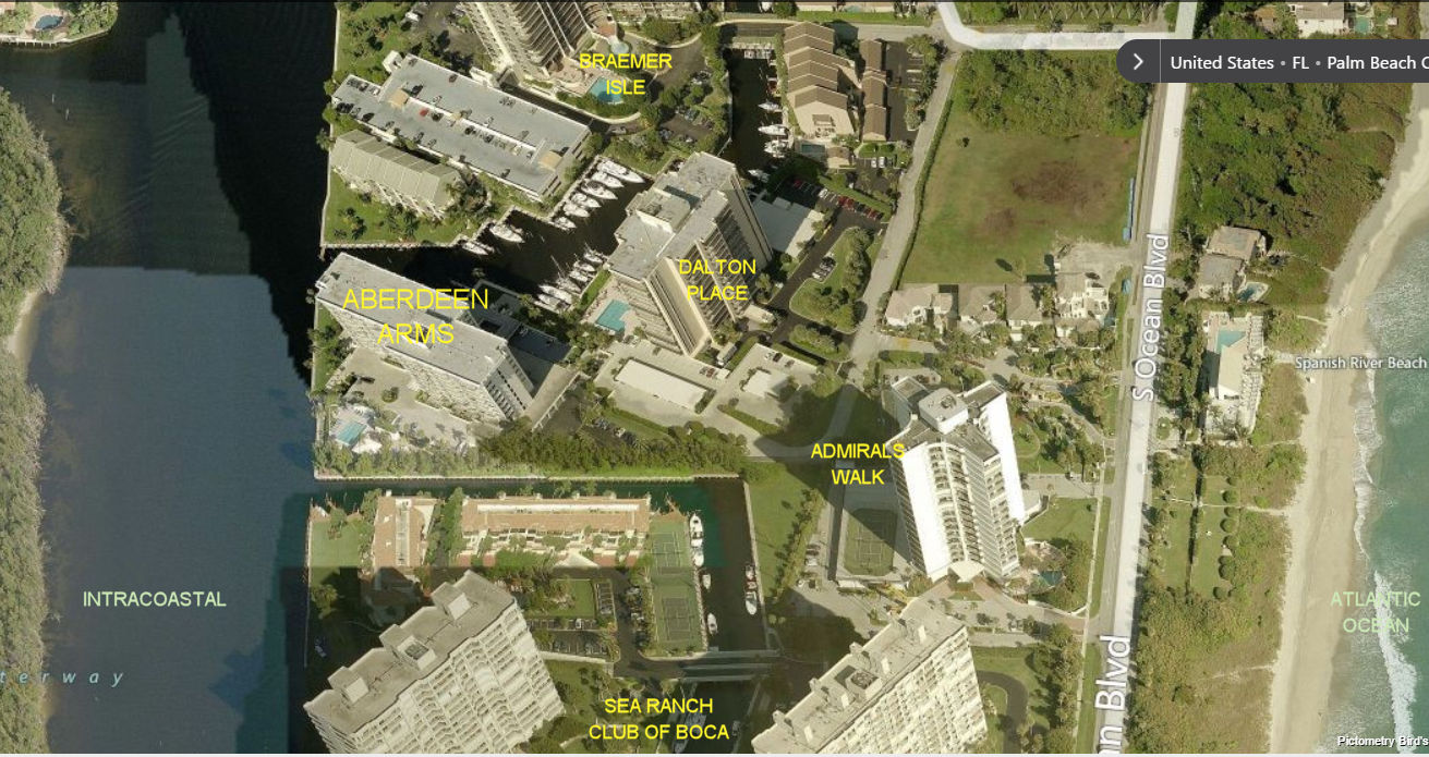 Aerial photo of Aberdeen Arms