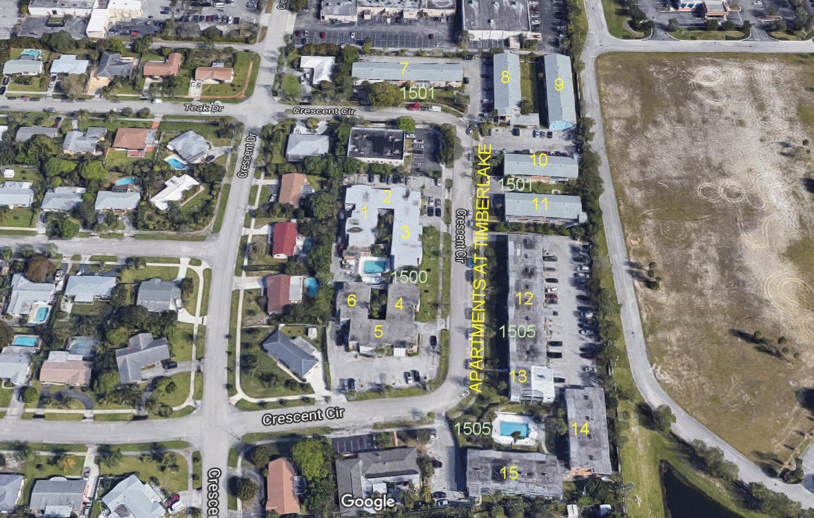 Aerial photo of Apartments at Timber Lake