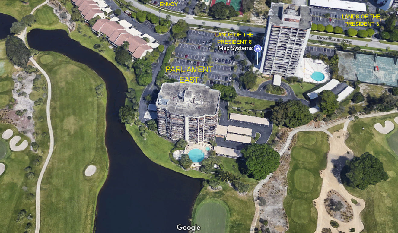 Aerial photo of Parliament Tower (East)