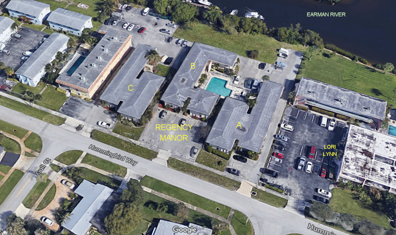 Aerial photo of Regency Manor