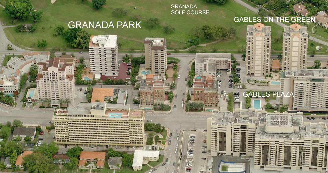 Aerial photo of Granada Park