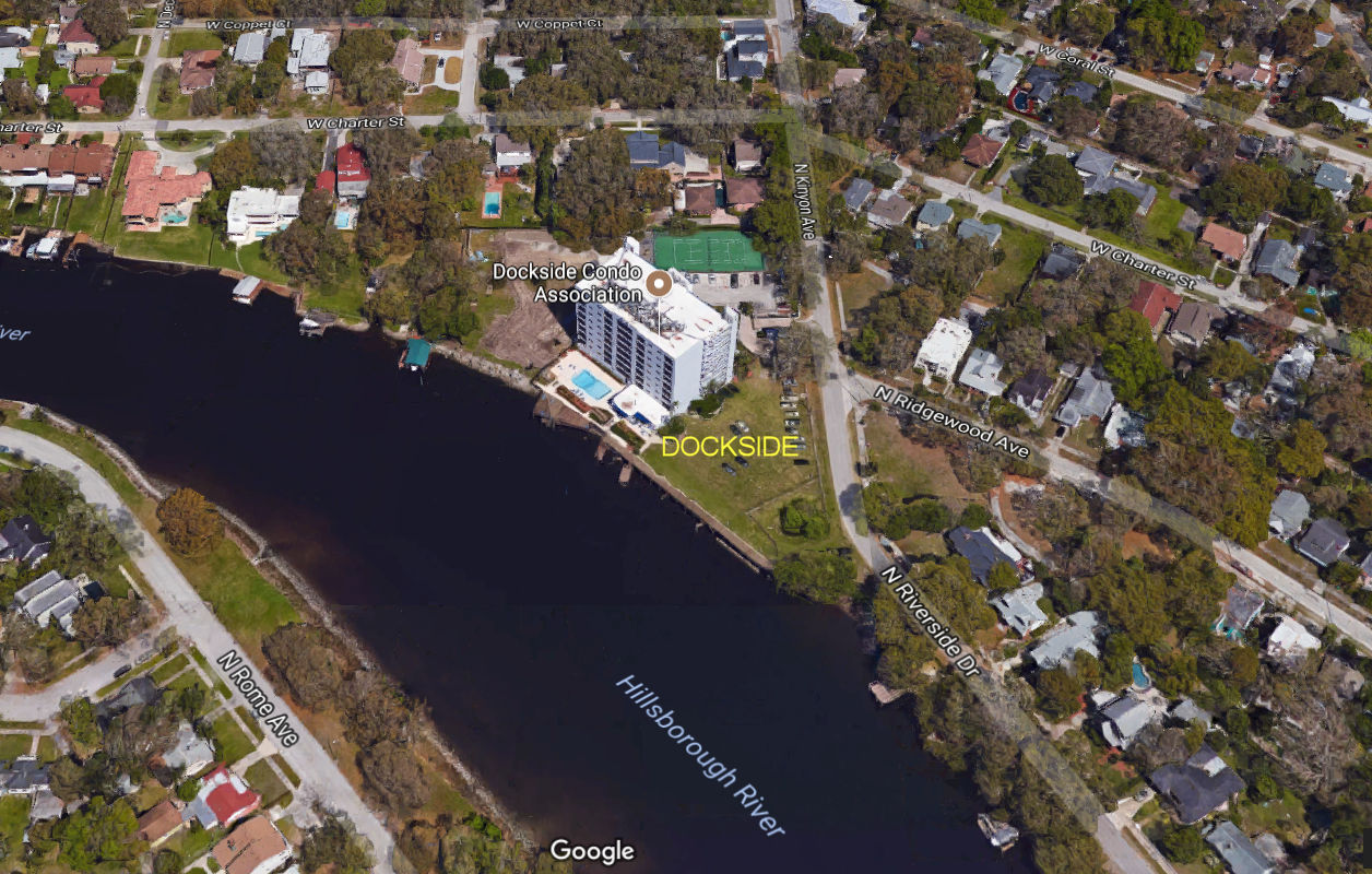 Aerial photo of Dockside