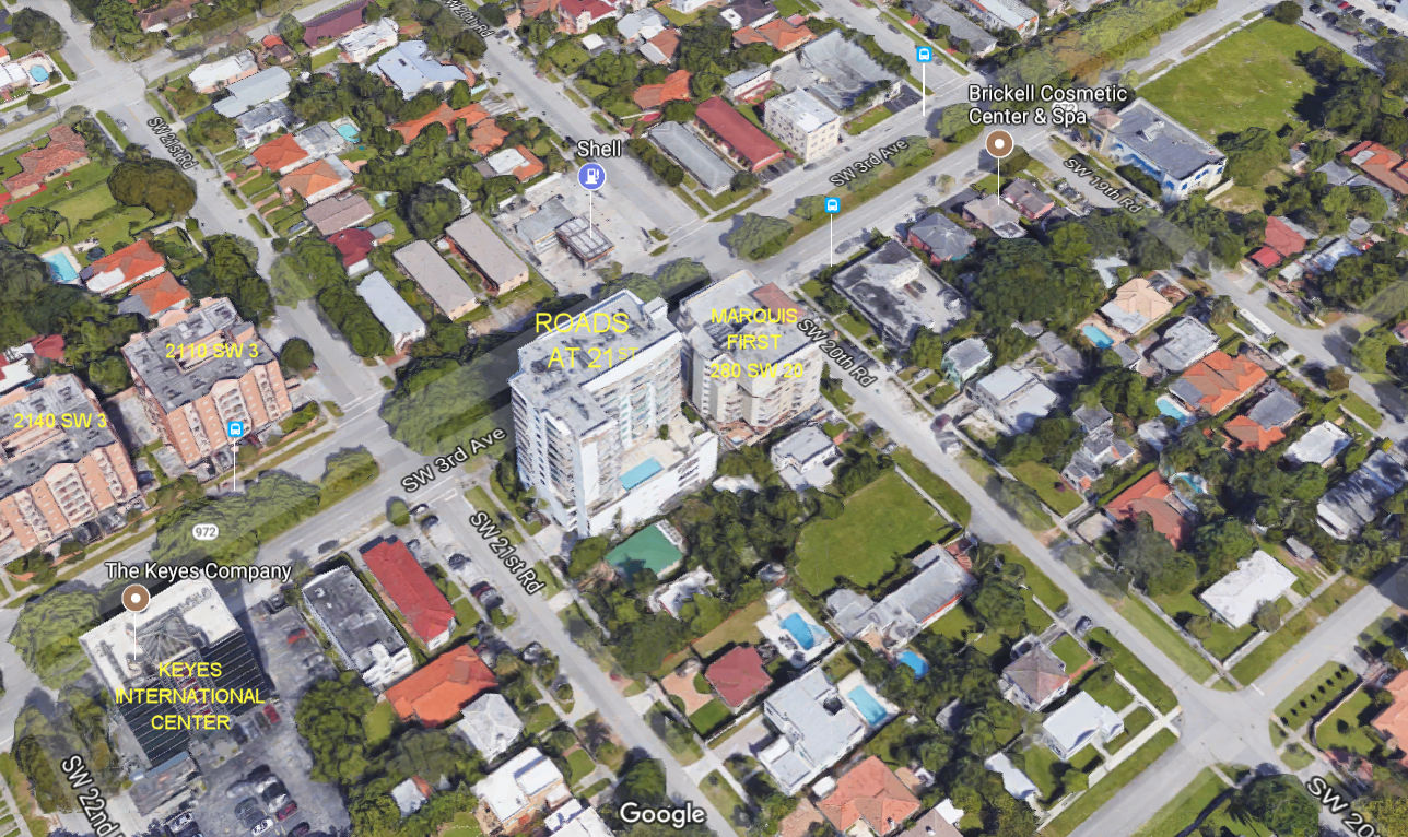 Aerial photo of Roads at 21st