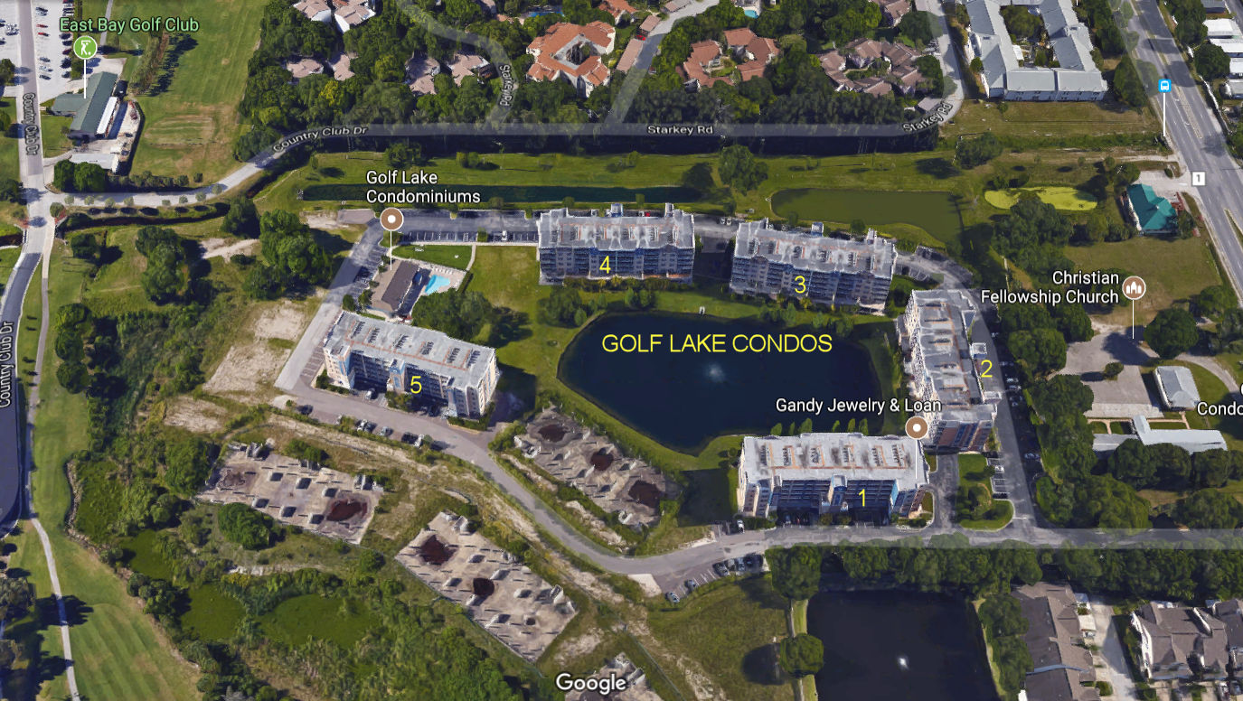 Aerial photo of Golf Lake Condos (1 to 5)