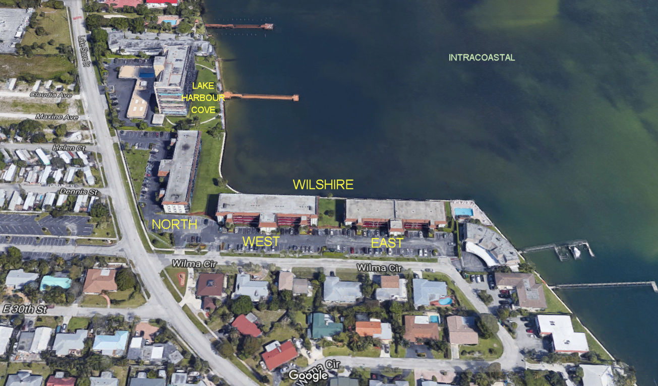 Aerial photo of Wilshire East