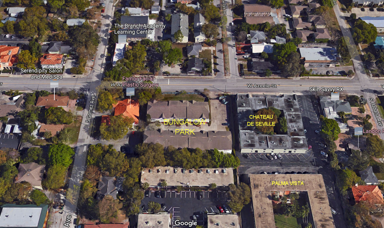 Aerial photo of Bungalow Park