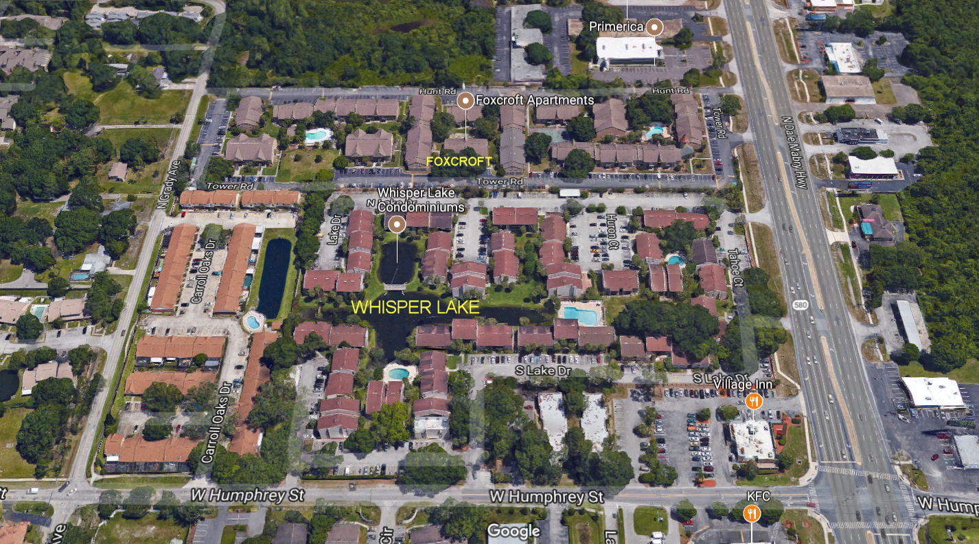 Aerial photo of Whisper Lake