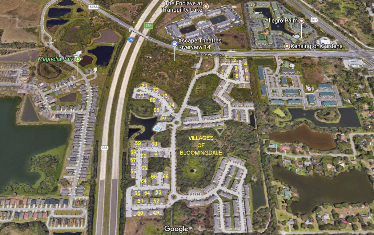 Aerial photo of Villages of Bloomingdale