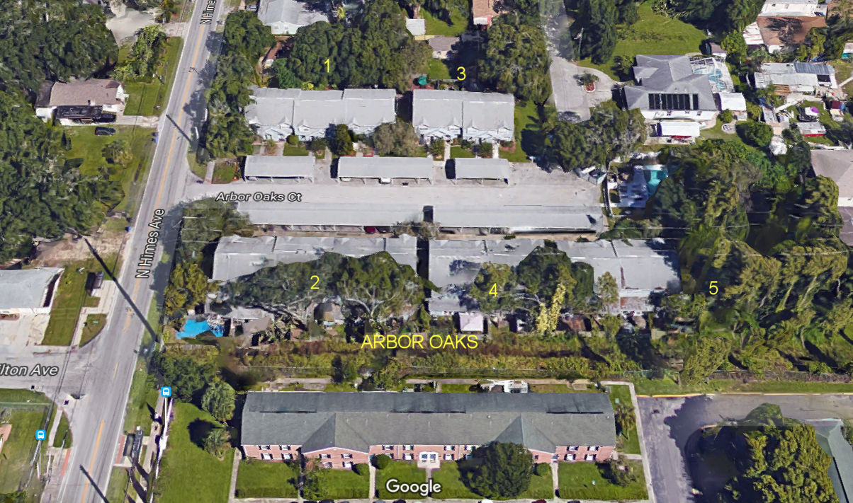 Aerial photo of Arbor Oaks