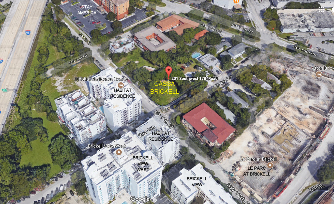Aerial photo of Cassa Brickell