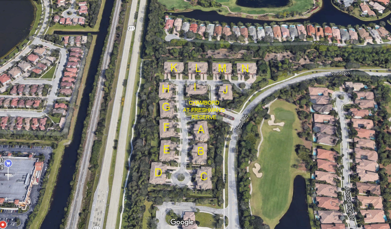 Aerial photo of Chambord at Frenchman's Reserve