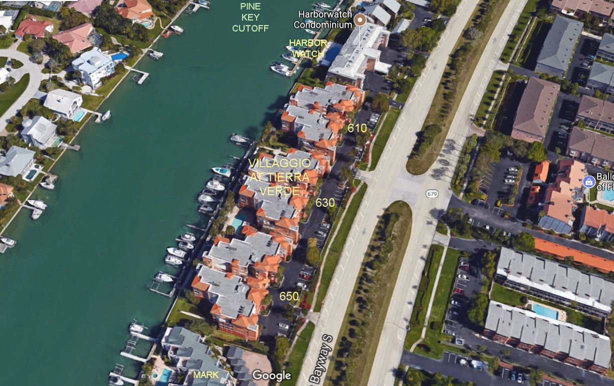 Aerial photo of Villaggio at Tierra Verde